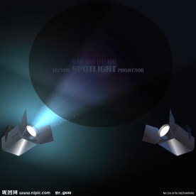 投影灯光动感光线