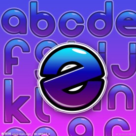 原创英文卡通字体