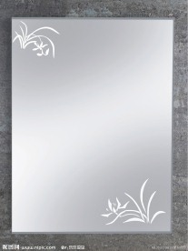 兰花雕花镱 兰花镜