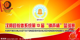篮球赛海报