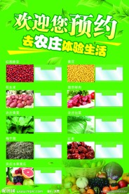 生态农庄展板