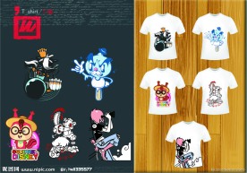 图案T恤设计(纯CDR格式)