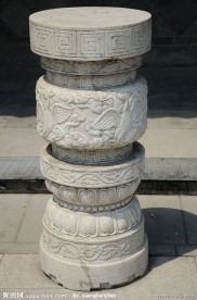 石雕高脚圆基座