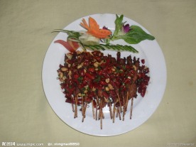 孜然串香兔