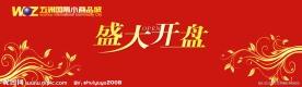 五洲国际盛大开盘 舞台背景