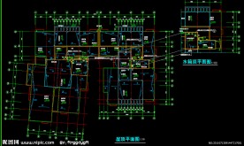 屋顶 水箱顶平面图
