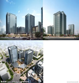 商业大楼建筑模型