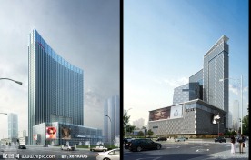 高层写字楼建筑模型