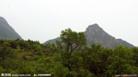河北野三坡山峰树林