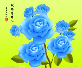 蓝色妖姬