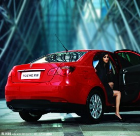 气质美女与豪车