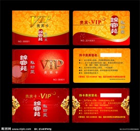 VIP卡模版