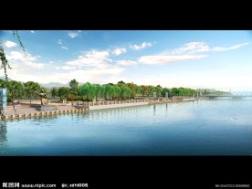 滨江公园景观效果图