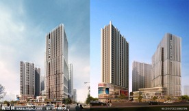 商业区建筑模型