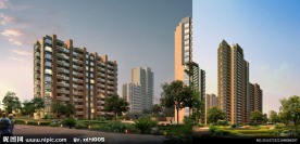 住宅小区建筑模型