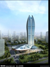 商务大厦建筑模型