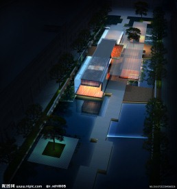 商务楼建筑模型