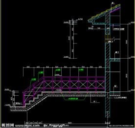 B型寓所墙身大样图