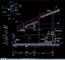 B型寓所墙身大样图