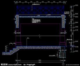 B型寓所墙身大样图