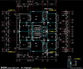 高尔夫 A型寓所二层平面