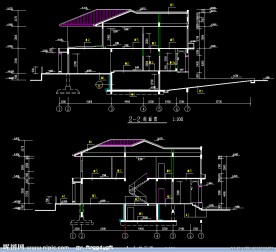 高尔夫A型寓所剖面