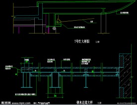 景观灯及钢木走道