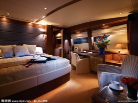 豪华游艇室内装饰