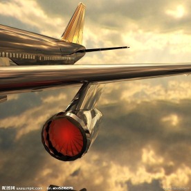 高清飞机机翼图