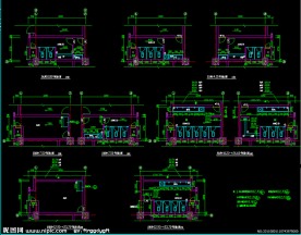 卫生间及茶水间放大图