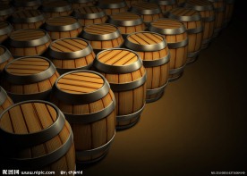 葡萄酒木桶高清图片