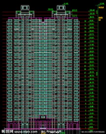 住宅楼立面标高图