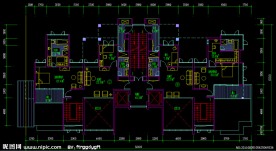 复式上层户型平面图