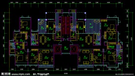 标准层大阳台平面图