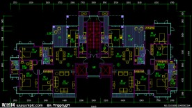 标准层大阳台平面图
