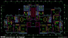 标准层大阳台平面图