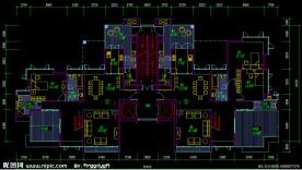 复式下层平面图