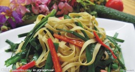 韭菜豆腐丝