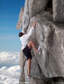 极限体育运动之攀岩