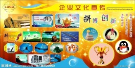 企业文化宣传 展板