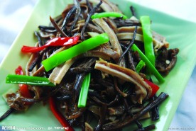 茶树菇炒肚条