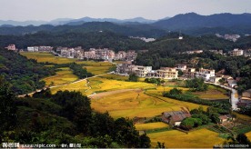 山村秋色