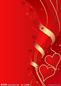 心形喜庆背景