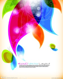 动感炫彩梦幻背景