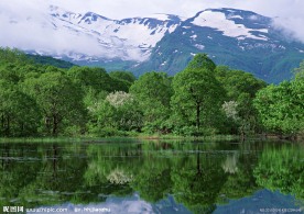 雪山美景