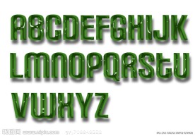 英文艺术字母