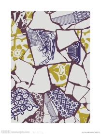 服装设计手稿 欧洲风格印花