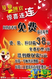 美发店广告