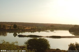 小河流水
