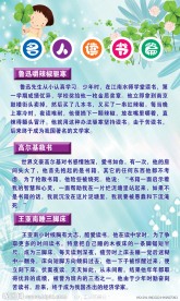 名人书读书篇展板